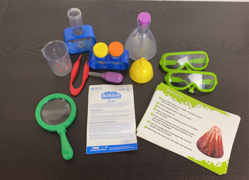 used Learning Resources Primary Science Lab Activity Set