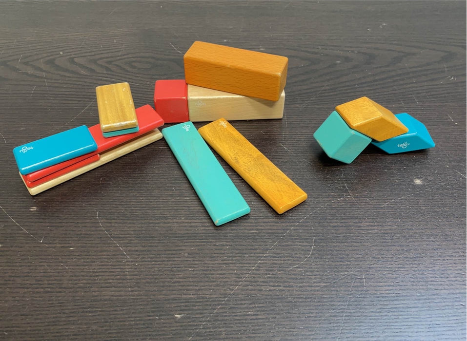 used Tegu Magnetic Wood Blocks