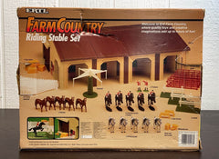 secondhand ERTL Farm Country Riding Stable Set