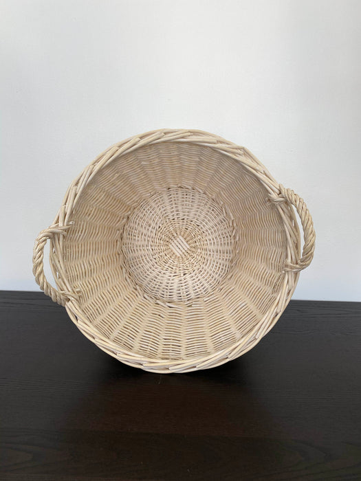 secondhand Wicker Basket Storage