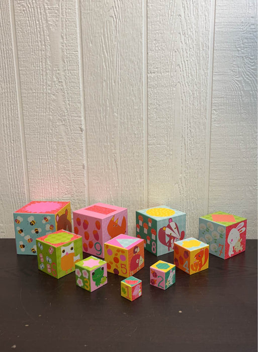 used DJECO Nest And Stack Block Set, Forest