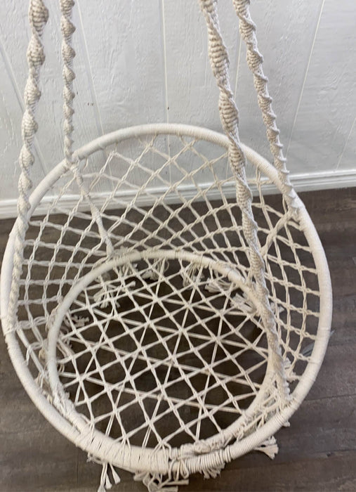 secondhand Hanging Macrame Hammock Chair