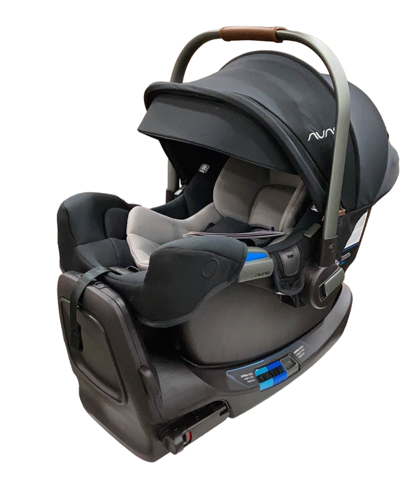 secondhand Nuna PIPA rx Infant Car Seat, 2021, Caviar