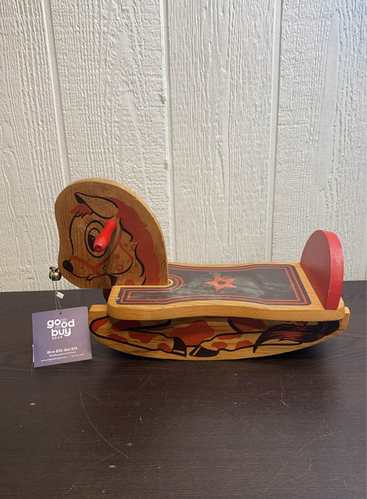 used Wooden Rocking Horse, -Small