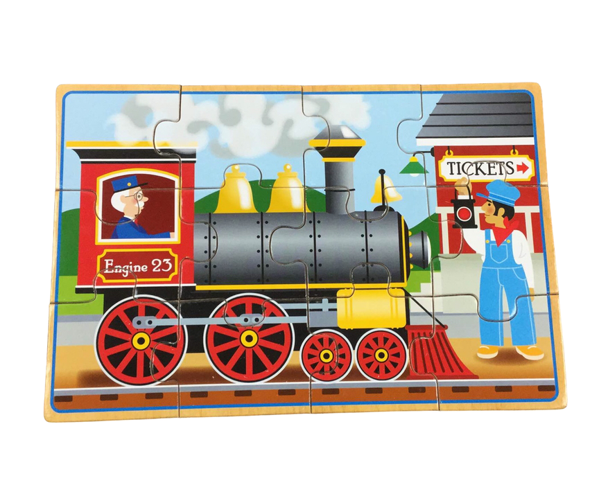 Melissa & Doug Jigsaw Puzzles In A Box, 48, Vehicles