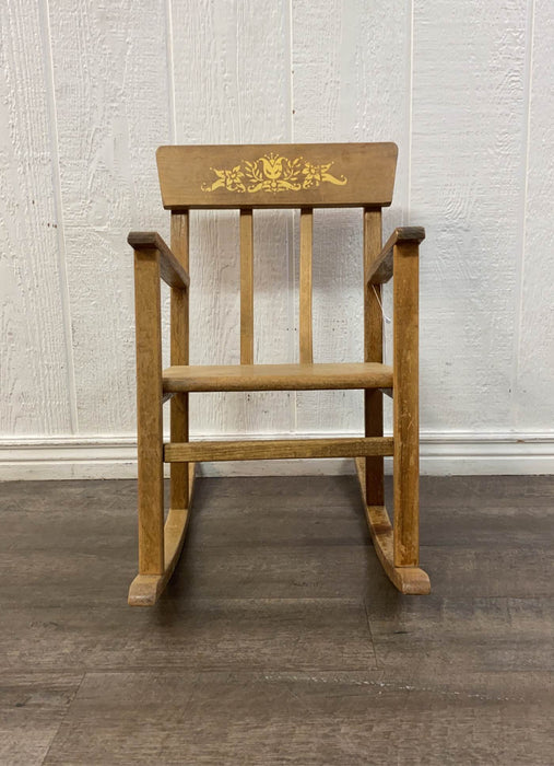 used Child’s Wooden Rocking Chair