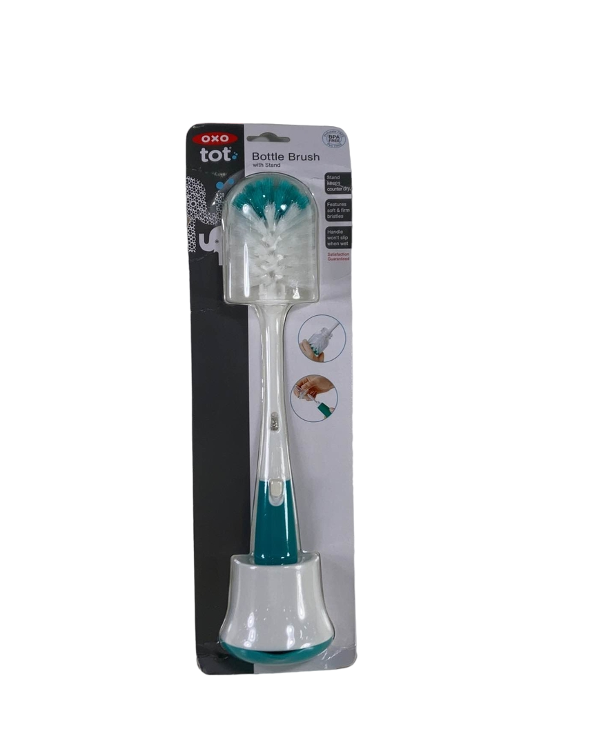OXO Tot Bottle Brush with Stand, Teal