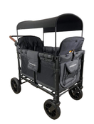 used Wonderfold W4 Luxe Quad Stroller Wagon, Volcanic Black, 2023