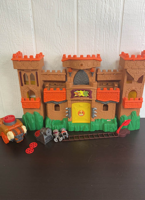 used Fisher Price Imaginext Eagle Talon Castle, & Battling Ram