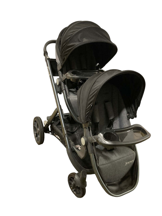 Joovy Qool Double Stroller, 2019, Gray melange