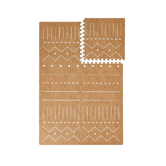 Toddlekind Prettier Puzzle Playmat Standard, Berber, Camel