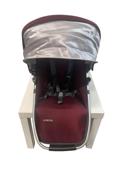 used UPPAbaby VISTA RumbleSeat, 2015+, Dennison (Bordeaux), 2017