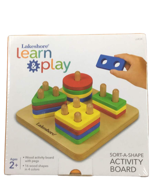 used Lakeshore Sort-a-Shape Activity Board