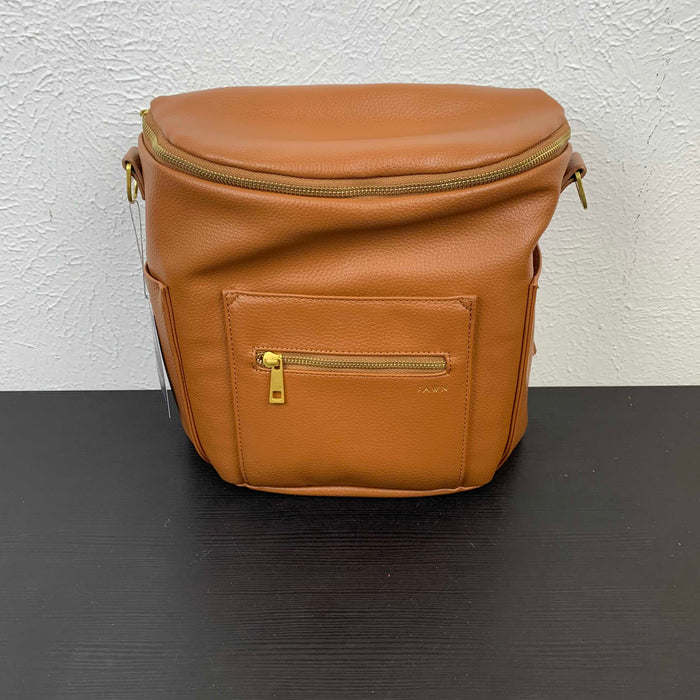 used Fawn Design The Mini Diaper Bag, Brown