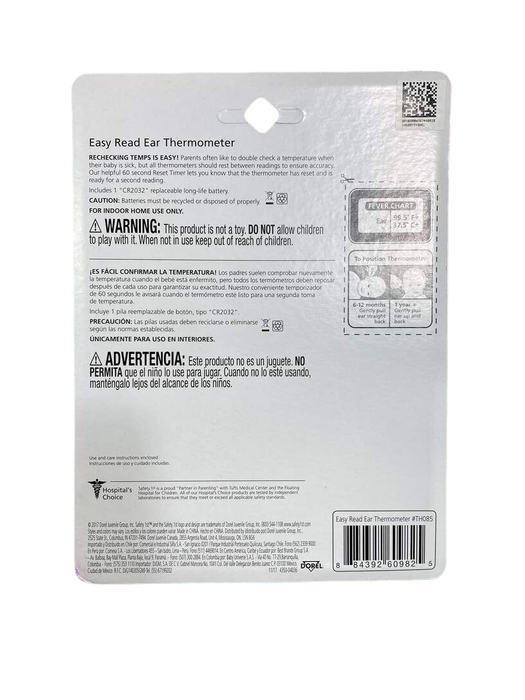 secondhand Safety 1st Easy Read Ear Thermometer