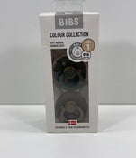 Shop Bibs Natural Pacifier 2 Pack, Hunter Green/Dark Oak, Size 1 at GoodBuy Gear