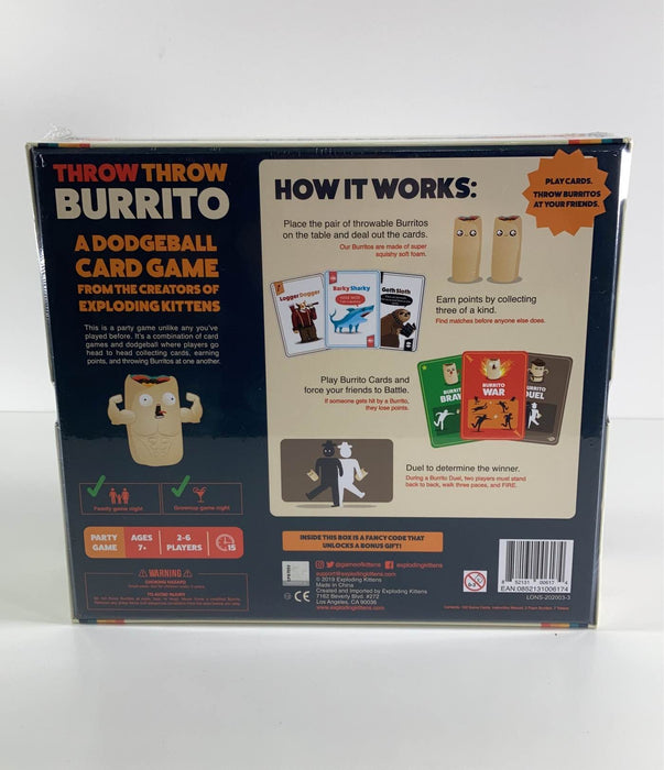 secondhand Exploding Kittens LLC Throw Throw Burrito