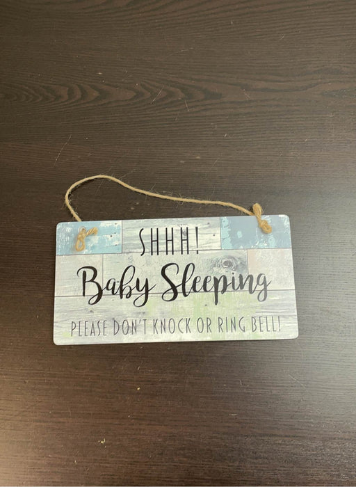 used Baby Sleeping Sign