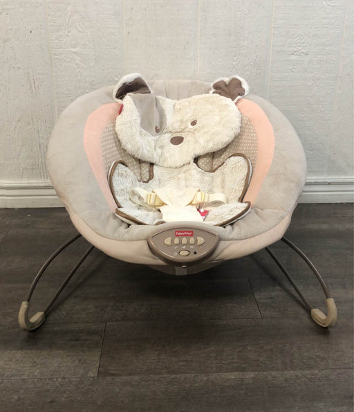 secondhand Fisher Price Deluxe Bouncer, My Little Snugapuppy