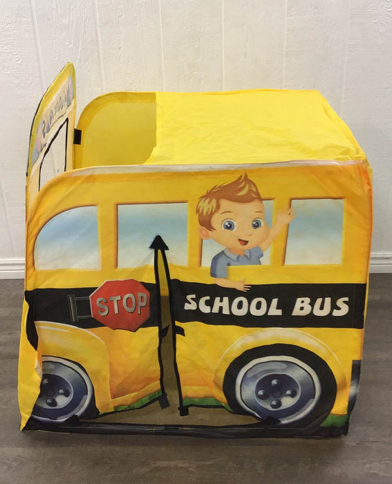 used Playhut Pop Up Tent, School Bus