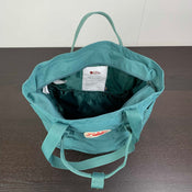 secondhand Fjallraven Kanken Convertible Totepack Backpack, Frost Green