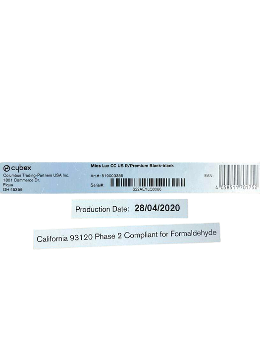 Shop Cybex MIOS LUX Carry Cot, Sepia Black at GoodBuy Gear