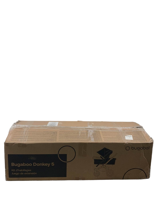 Shop Bugaboo Donkey 5 Duo Extension Set, with Canopy, Stormy Blue, Stormy Blue, Black, 2022 at GoodBuy Gear