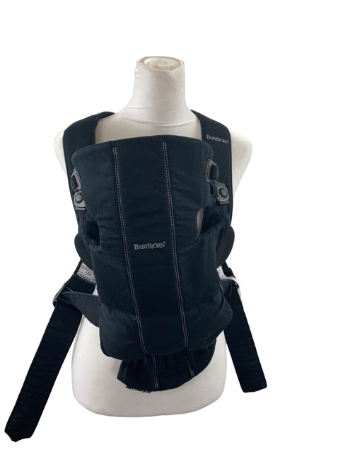 used BabyBjorn Baby Carrier Mini, Black Cotton