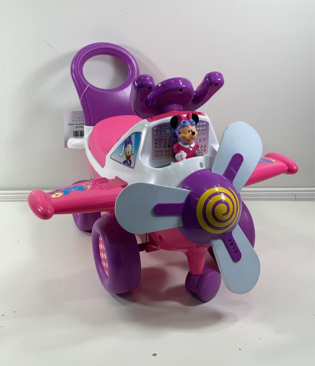 Mickey Mouse Ride On Disney My First Minnie Plane Kiddieland