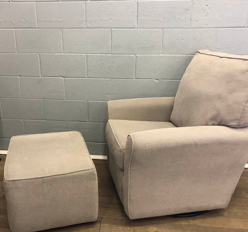 used LCFC Inc Glider And Ottoman