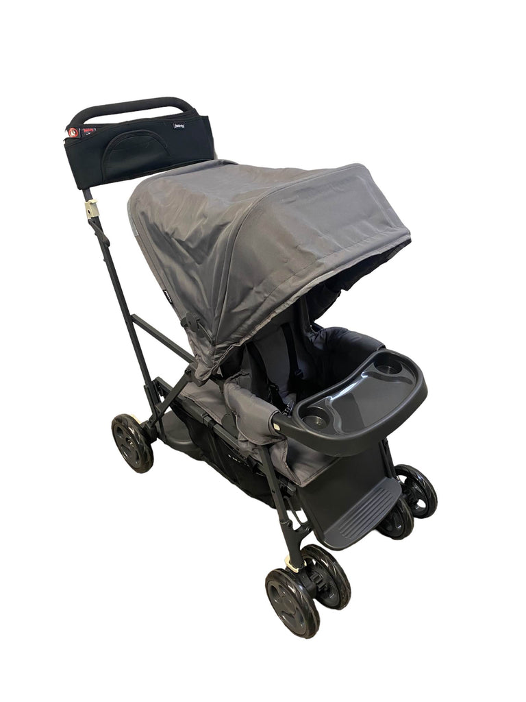 Joovy Caboose - Passeggino Doppio in Grafite Asseggino Doppio in Grafite Sit and Stand, Colore Rosso Joovy Caboose - Passeggino Doppio in Grafite Asseggino Doppio in Grafite Sit and Stand, Colore Rosso