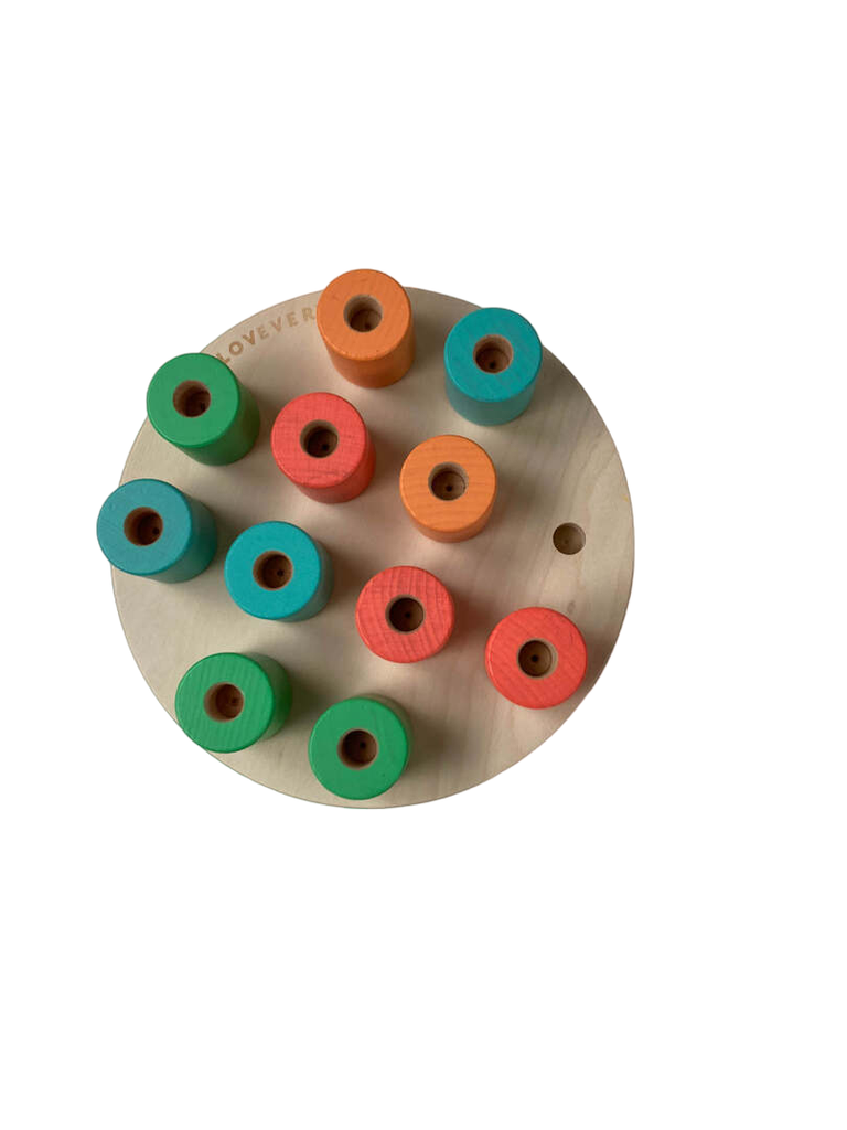 Lovevery Wooden Stacking Peg Board