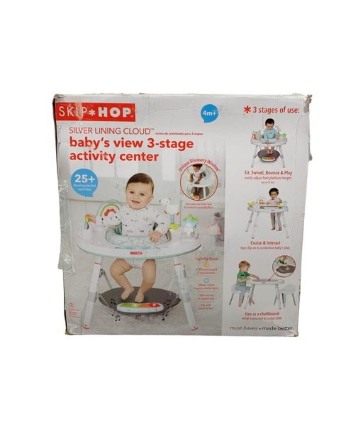 used Skip Hop Silver Lining Cloud Baby's View Activity Center