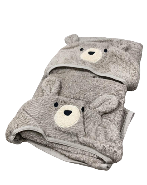 secondhand Tiny Kind Hooded Towel 2pack, Bear HIDDEN 3.18