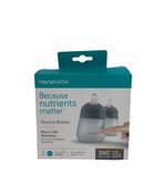Shop Nanobébé Flexy Silicone Baby Bottles, 9oz, 2-Pack, Grey at GoodBuy Gear