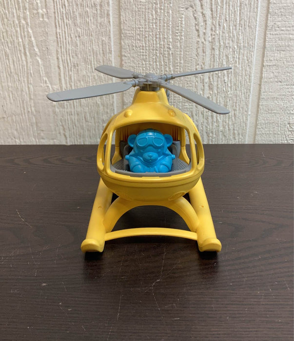 Green Toys Rescue Boat with Helicopter