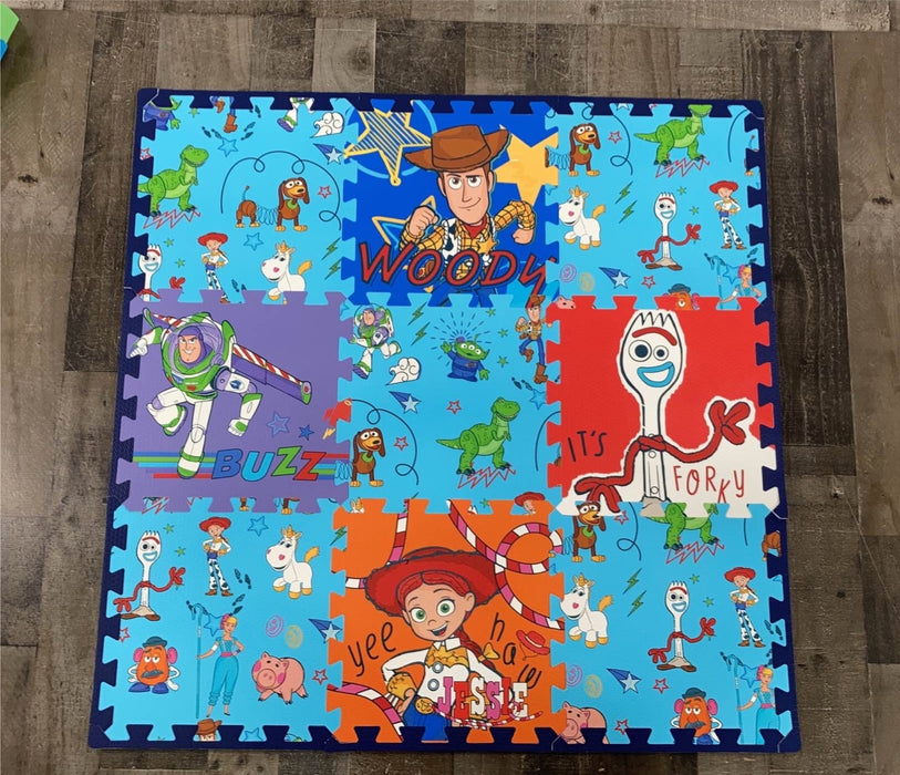 used Disney Toy Story Sport Foam Tile Interlocking Baby Play Mat