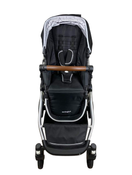 secondhand Mockingbird Single to Double Stroller, 2022, Silver with Penny Leather, Watercolor Drops, Black