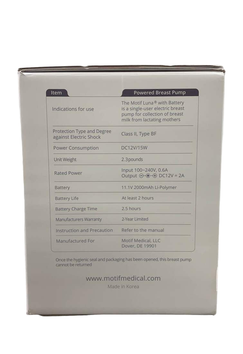 Shop Motif Medical Luna Double Electric Breast Pump at GoodBuy Gear