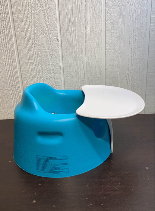 secondhand Bumbo Floor Seat With Play Tray, Aqua