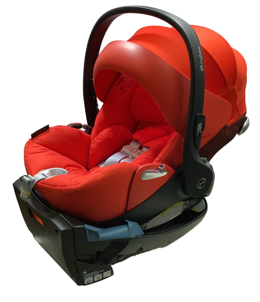 used Cybex Cloud Q Infant Car Seat, Autumn Gold, 2021