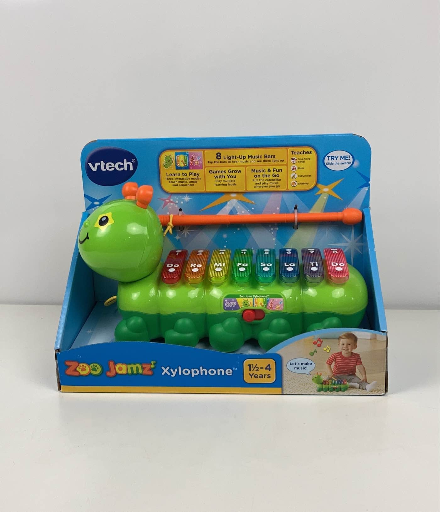 zoo VTech Zoo Jamz Giraffe Piano, Portable Toddler Music Toy