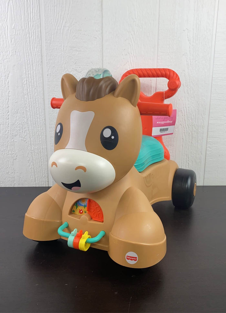 Fisher Price Walk Bounce Ride Pony