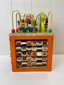 secondhand B. Toys Zany Zoo Wooden Activity Cube