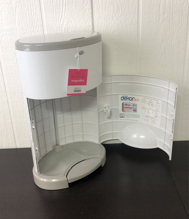 secondhand Diaper Dekor Classic Diaper Pail, White