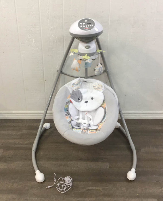 used Fisher Price Cradle 'n Swing, Sweet Snugapuppy Dreams