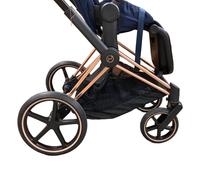 used Cybex PRIAM Stroller, Rosegold, Nautical Blue, 2022