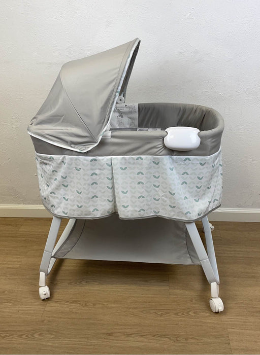 used Ingenuity Ity Snuggity Snug Portable Baby Bedside Bassinet with Soothing Vibrations