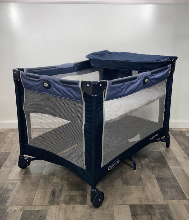 Shop Graco Pack 'n Play Simple Solutions Portable Playard, Blue at GoodBuy Gear