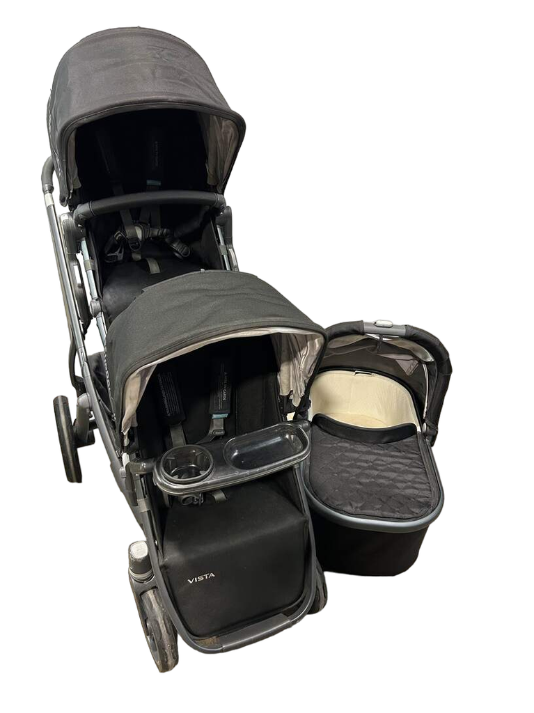 UPPAbaby VISTA Double Stroller, 2018, Jake, With Accessories
